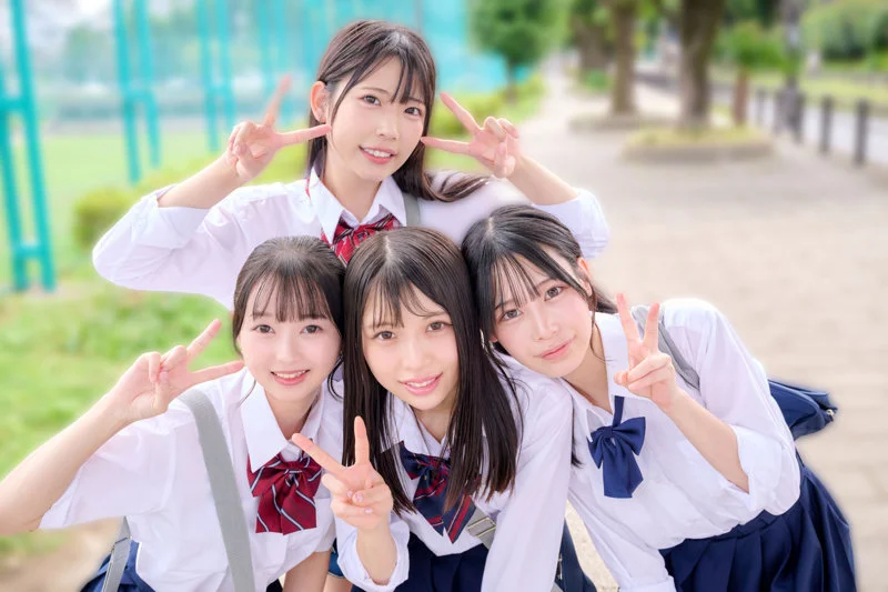 ひまり&つぼみ&ゆの&わこ 無料サンプル画像(1) 【無料R18素人動画館】