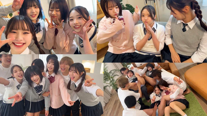 えま＆いつは＆ゆみ＆いと 無料サンプル画像(1) 【無料R18素人動画館】